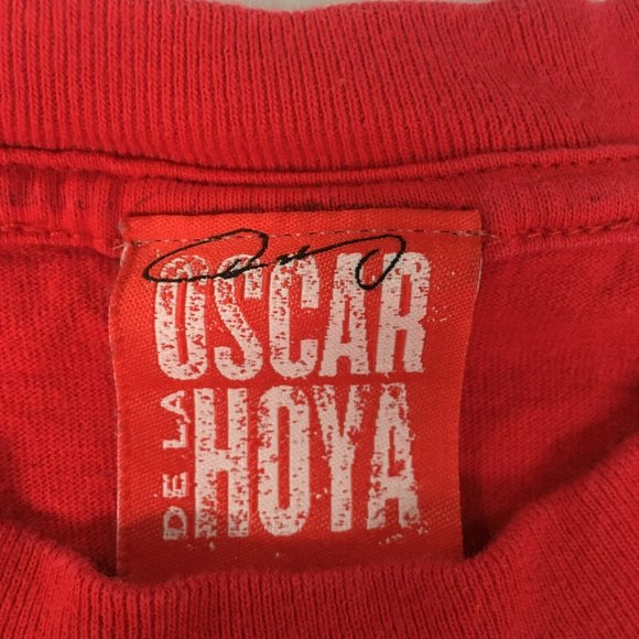 #69 OSCAR DE LA HOYA 1992 Official Men's Golden Boy Boxing T-Shirt XXL RARE - Picture 10 of 10